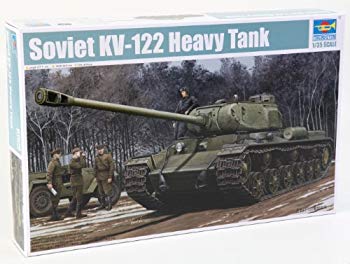 【中古】トランペッター 1/35 ソビエト軍 KV-122重戦車 プラモデル khxv5rg