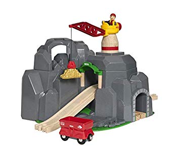 【中古】BRIO (ブリオ) WORLD クレーン&マウンテントンネル [ 木製レール おもちゃ ] 33889 z2zed1b