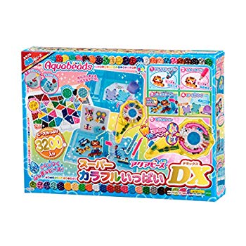 【中古】アクアビーズ スーパーカラフルいっぱいDX mxn26g8