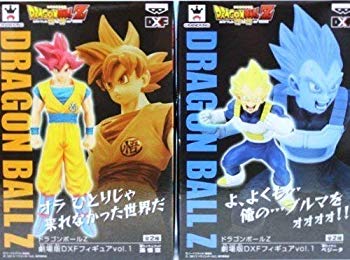 【中古】(未使用・未開封品)　ドラゴンボールZ 劇場版DXFフィギュアvol.1 孫悟空 ベジータ アニメ プライズ バンプレスト（全2種フルコンプセット） v1yptgt