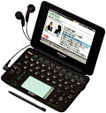 【中古】【非常に良い】SHARP Brain(ブレーン) 手書きパッド搭載カラー液晶電子辞書 総合モデル 音声対応100コンテンツ+150動画収録 ブラック系 ...