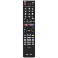 【中古】【非常に良い】シャープ　液晶テレビ用　リモコン＜ブラック系＞(0106380480) ggw725x