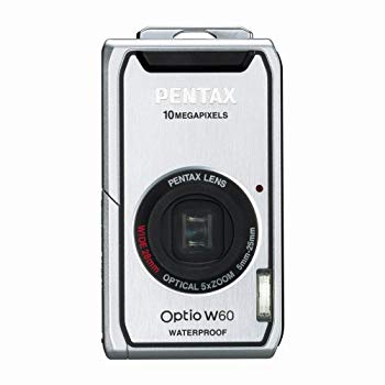 【中古】PENTAX デジタルカメラ OPTIO (オプティオ) W60 シルバー 1000万画素 光学5倍ズーム OPTIOW60S 6g7v4d0