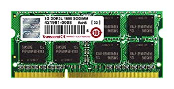 Notebook （Macintosh） - 【中古】Transcend ノートPC用メモリ PC3L-12800 DDR3L 1600 8GB 1.35V (低電圧) - 1.5V 両対応 204pin SO-DIMM TS1GSK64W6H i8my1cf