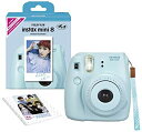 【中古】FUJIFILM インスタントカメラ チェキ instax mini 8 ブルー INS MINI 8 BLUE N rdzdsi3