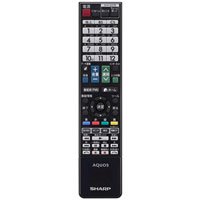 【中古】シャープ[SHARP]　オプション・消耗品　【0106380439】　液晶テレビ用　リモコン＜ブラック系＞ ggw725x