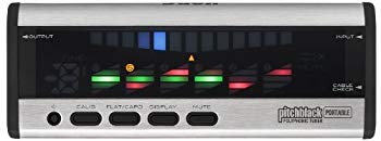 【中古】KORG コルグ ギター/ベース用ポリフォニック・チューナー pitchblack PORTABLE PB-04-SI アルミニウム・シルバー khxv5rg