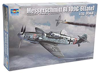 【中古】(未使用 未開封品) トランペッター 1/32 ドイツ軍 メッサーシュミット Bf109 G‐6 後期型 プラモデル f4u0baa