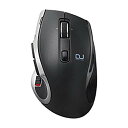 【中古】(未使用・未開封品) エレコム マウス ワイヤレス (レシーバー/Bluetooth切替) Lサイズ DUALシリーズ 8ボタン ハードウェアマクロ搭載...