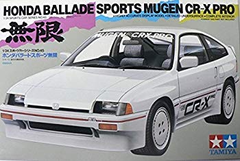 タミヤ 1/24 無限 CR-X PRO (1／24 スポーツカー:24045)【メーカー名】タミヤ【メーカー型番】【ブランド名】タミヤ(TAMIYA)【商品説明】タミヤ 1/24 無限 CR-X PRO (1／24 スポーツカー:24045)TAMIYA当店では初期不良に限り、商品到着から7日間は返品を 受付けております。品切れの場合は2週間程度でお届け致します。ご注文からお届けまで1、ご注文⇒24時間受け付けております。2、注文確認⇒当店から注文確認メールを送信します。3、在庫確認⇒中古品は受注後に、再メンテナンス、梱包しますので　お届けまで3日〜10日程度とお考え下さい。4、入金確認⇒前払い決済をご選択の場合、ご入金確認後、配送手配を致します。5、出荷⇒配送準備が整い次第、出荷致します。配送業者、追跡番号等の詳細をメール送信致します。6、到着⇒出荷後、1〜3日後に商品が到着します。当店はリサイクル専門店につき一般のお客様から買取しました中古扱い品です。