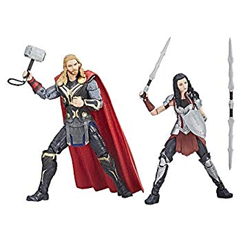 【中古】(未使用・未開封品)　マーベル・レジェンド シネマティックユニバース10thアニバーサリー 6インチ アクションフィギュア 2パック/ソー & シフ 6k88evb