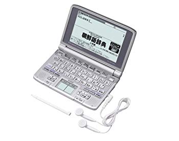 【中古】CASIO Ex-word (エクスワード) 電子辞書 XD-SW7600 手書きパネル搭載 音声対応 23コンテンツ収録 韓国語モデル bme6fzu