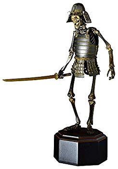 【中古】【非常に良い】タケヤ式自在置物 骸骨武者 鉄錆地調 約150mm PVC&ABS製 塗装済み可動フィギュア KT-009 2zzhgl6