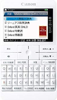 【中古】Canon 電子辞書 TOEIC/TOEFL対策付き英語モデル wordtank A512 WH