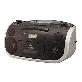 【中古】(未使用・未開封品)　コイズミ 【ワイドFM対応】Bluetooth対応 CDラジカセ（ラジオ+CD+カセットテープ）（ブラック）　SDB-4810/K【ビックカメラグループオリジナル】 wyeba8q