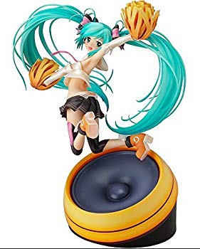 【中古】初音ミク Cheerful Ver. 1/8 完成品フィギュア キャラクターボーカルシリーズ01 (GOOD SMILE ONLINE SHOP限定) dwos6rj