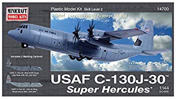 【中古】(未使用 未開封品) プラッツ 1/144 アメリカ空軍 C-130J-30 スーパーハーキュリーズ プラモデル MC14700 f4u0baa