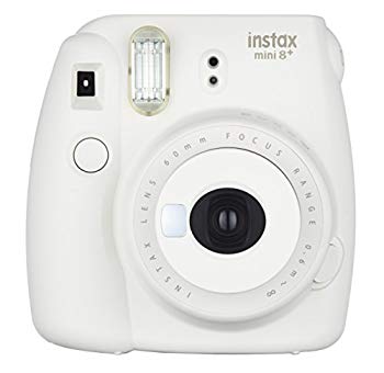 【中古】【非常に良い】FUJIFILM インスタントカメラ チェキ instax mini8プラス 接写レンズ・純正ハンドストラップ付き バニラ INS MINI 8P VANILLA w17b8b5