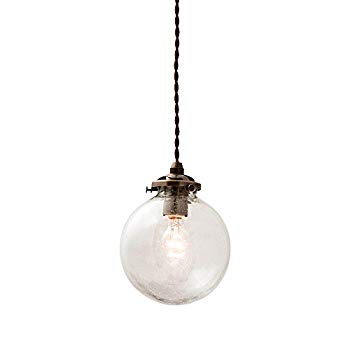 【中古】ペンダントライト 1灯 電球別売 Orelia(S) - オレリアS - クリア(気泡ガラス) LT-1939BU インターフォルム(INTERFORM) 2zzhgl6