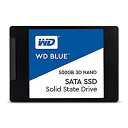 【中古】【国内正規代理店品】Western Digital WD Blue 内蔵SSD 2.5インチ 3D NAND 採用 500GB SATA 3.0 WDS...