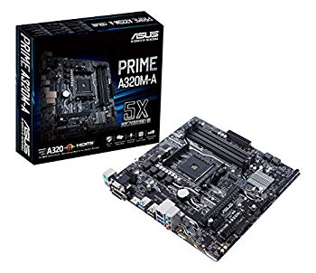 【中古】【非常に良い】ASUS AMD A320 搭載 AM4 Socket 対応 マザーボード PRIME A320M-A 【microATX】 n5ksbvb