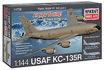 【中古】(未使用・未開封品)　プラッツ 1/144 アメリカ空軍 KC-135R ストラトタンカー プラモデル f4u0baa