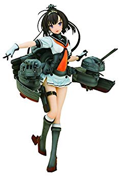 【中古】ファニーナイツ 艦隊これくしょん -艦これー 秋月 1/7スケール PVC製 塗装済み 完成品フィギュア w17b8b5