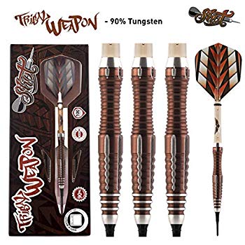 【中古】(未使用・未開封品)　Shot! Darts ソフトティップダーツ — トライバルウェポン ソフトティップダーツ フロントウエイト 19g タングステン90%バレル qdkdu57