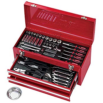 【中古】(未使用・未開封品)　E-Value 整備工具セット82pcs バイク・自動車メンテナンス用 EST-1682RE ..