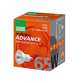 Rakuten - 【中古】(未使用・未開封品)　USHIO ダイクロハロゲン ADVANCE JDRφ50 65W 広角 【10個入り】 JDR110V65WLWKUVH f4u0baa