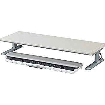 【中古】コクヨ キーボードスライダー RESPACE-C W600 キーボードラック付き 灰色 EAS-DSC6056NM cm3dmju