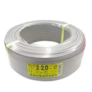 【中古】(未使用 未開封品) 【愛知電線】VVFケーブル VVF2.0×2C×100M F202GA 7z28pnb