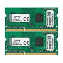 【中古】キングストン Kingston ノートPC用メモリ DDR3 1333 (PC3-10600) 4GBx2枚 CL9 1.5V Non-ECC SO-D...