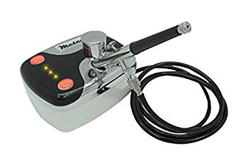 【中古】【非常に良い】エアテックス エアーブラシ ワークセットMETEO (メテオ) w17b8b5