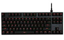 【中古】キングストン HyperX ゲーミングキーボード Alloy FPS Pro 青軸 HX-KB4BL1-US/WW テンキーレス FPSゲーム向け LEDバックライト 2年保証 z2zed1b