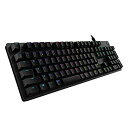 【中古】(未使用・未開封品) Logicool G ゲーミングキーボード G512-LN ブラック メカニカルキーボード リニア 日本語配列 LIGHTSYNC RGB G512 Carbon 国内正規品 2年間メー bt0tq1u(2)