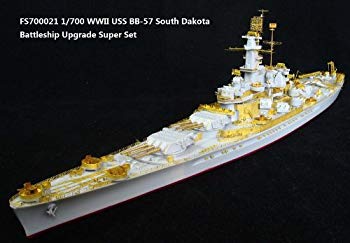 【中古】【非常に良い】1/700 米海軍 BB-57 サウスダコタ アップグレードセット i8my1cf