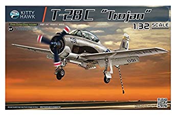 (未使用・未開封品)　キティホーク 1/32 アメリカ軍 T-28C トロージャン プラモデル KITKH32015 wyeba8q