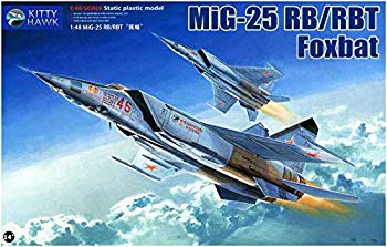 【中古】キティホークモデル 1/48 ソビエト空軍 MiG-25 RB/RBS フォックスバット プラモデル KITKH80113 mxn26g8