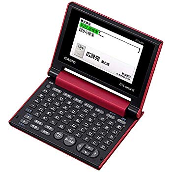 【中古】カシオ 電子辞書 エクスワード コンパクトモデル XD-C400RD レッド 40コンテンツ mxn26g8