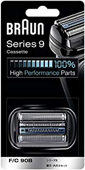 【中古】(未使用・未開封品) 【正規品】 ブラウン シェーバー シリーズ9 替刃 網刃・内刃一体型カセット ブラック F/C90B kmdlckf