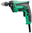 【中古】【非常に良い】HiKOKI(ハイコーキ) 旧日立工機 変速ドリル AC100V 680W 鉄工10mm 木工25mm 微調整機構付無段変速 D10VH2...