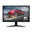 【中古】Acer ゲーミングモニター KG241Qbmiix 23.6インチ 応答速度1ms/Free Sync/スピーカー内蔵 n5ksbvb