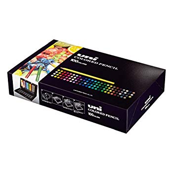 【中古】三菱鉛筆 色鉛筆 ユニカラー 100色 UC100C 6g7v4d0