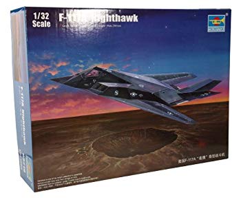 【中古】【非常に良い】トランペッター 1/32 アメリカ空軍 F-117A ナイトホーク プラモデル tf8su2k