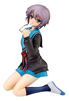 【中古】(未使用 未開封品) 涼宮ハルヒの憂鬱 長門有希 制服ver. (1/8スケールPVC塗装済み完成品) ar3p5n1