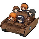 【中古】(未使用 未開封品) ねんどろいどもあ 号戦車 D型改 (H型仕様) 全長約16cm＋ねんどろいどぷち あんこうチーム 約6cm 西住みほ 秋山優花里 武部沙織 五十鈴華 冷泉 df5ndr3