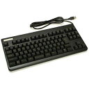 【中古】【非常に良い】東プレ キーボード REALFORCE91UBK-S テンキーレス日本語配列カナなし USB 有線接続 静音タイプ 静電容量無接点方式 変...