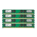 【中古】【非常に良い】キングストン Kingston デスクトップPC用メモリ DDR3-1333 (PC3-10600) 8GBx4枚 CL9 1.5V Non-ECC DIMM 240pin KVR1333D3N9K4/32G 永久保証 tf8su2k(2)