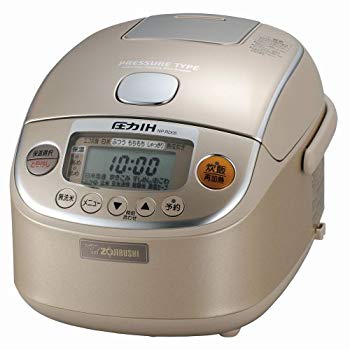 【中古】ZOJIRUSHI 真空圧力IH炊飯ジャー 【3合炊き】 シャンパンゴールド NP-RD05-NL